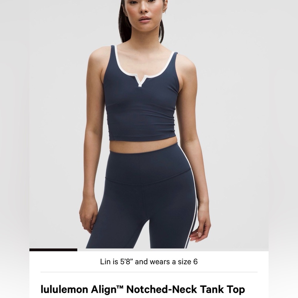Lululemon align notched neck tank top